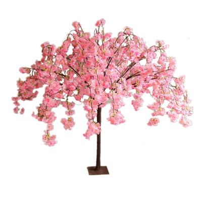 China Minimalist 5ft Tall For Ceremony Events Wedding Decoration Artificial Silk Blossom Cherry Blossom Tall Tree for sale