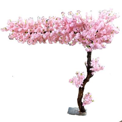 China Garden 1-3 Meter Height Factory Price Artificial Cherry Blossom Green Tree Indoor Artificial Flower Sakura for sale