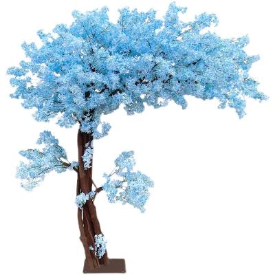 China High Quality Artificial Green Garden What Is Cherry Blossom Tree Wholesale Custom Size/Color Artificial Cherry Blossom Blossom Tree for sale