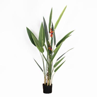 China High Quality Artificial Green Garden 1.2M, 1.5M, 1.8M Real Touch Artificial Bird Of Paradise Flower for sale