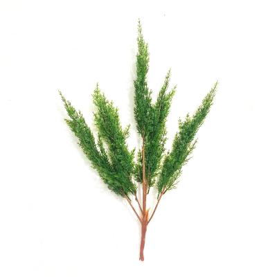 China Factory Artificial Green Hot Sale Garden Cedar Tree Leaves Artificial Christmas Tree Pine Branches for sale