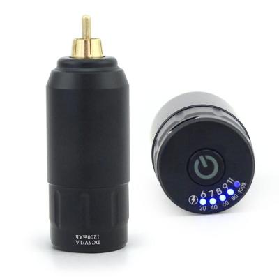 China 3 Hours Full Power Lithium Battery Power Tattoo Mobile Machine Wholesale RCA Pen Power Supply Mini Portable Wireless Tattoo Cartridge for sale