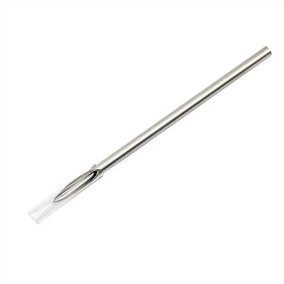 China 100pcs Premium Surgical Stainless Steel Sealed & Sterilized Hollow Needles Tattoo Permanent Piercing Ear Body Accessory Needles for sale