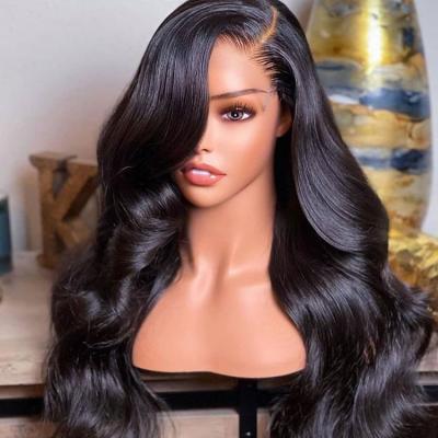 China Other Brazilian Hair Wig Hd Transparent Lace Front Wigs For Black Women Cuticle Aligned Virgin Hair Wig for sale