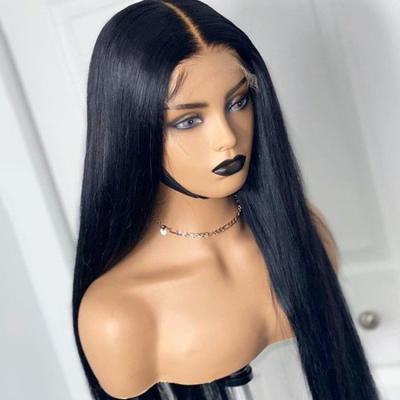 China Other Hair Wigs Premium Quality Hd Transparent Swiss Lace Front Wig Vietnamese Straight Raw Hair Wig for sale