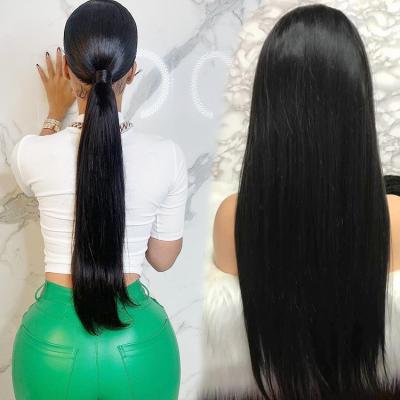 China Wholesale Other Bone Straight Peruvian Hair Wig Pre Plucked Lace Wig Cuticle Aligned Lace Frontal Wig for sale