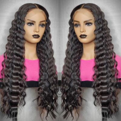 China Other Wholesale Lace Frontal Wig Pineapple Curly Lace Wig Hd Lace Front Human Hair Wigs 40 Inches for sale