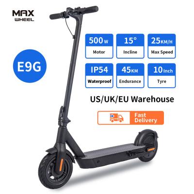 China 2022 E9G Unisex Scooter For Adults 2 Wheel 500w Mobility Scooter Free Shipping Fast Folding Electric Scooter for sale