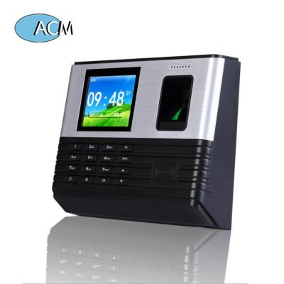 China 2.8inch TCP IP WIFI Clock System Employee Password Reader Fingerprint Attendance Time Recorder Biometric Machine RESET for sale