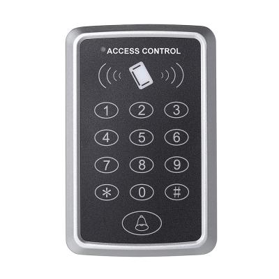 China Proximity Card Reader Motion Detection RFID Door Keyboard PIN Code Reader With Doorbell for sale