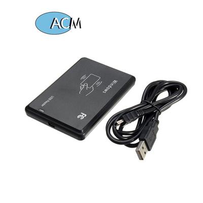 China ABS+PC USB Dual Format Tag Card Reader Dial NFC 13.56Mhz Desktop Code Program Reader for sale