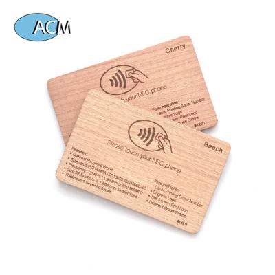 China MINI TAG Customize Access Control Proximity Card 125khz Tk4100 Chip Blank RFID Contactless Card Smart Hotel Creative Wooden for sale