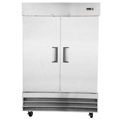 China Genuine USA Single-temperature Commercial Style Kitchen Two Door Refrigerator For Sale for sale