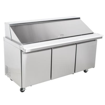 China Commercial Single-temperature Sandwich Prep Refrigerator Table Price for sale