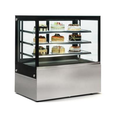 China Economic Single-Temperature Design Stand Cake Fridge Display for sale