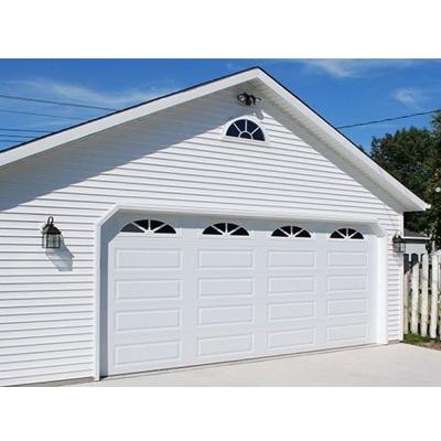 China Modern Design Modern Solid PU Garage Door For Villas for sale