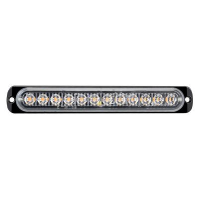 China Long LED LIGHTOWL 12LED Light Bar Aluminum Car Road Safety Light For Car Forklift Boat for sale