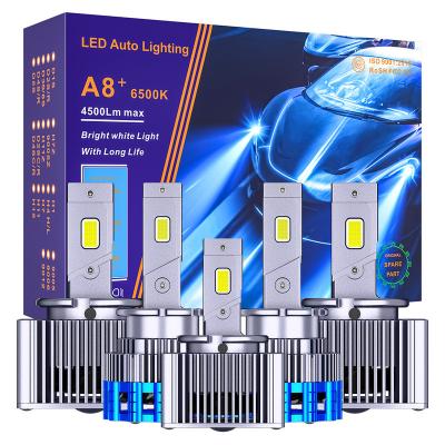 China LIGHTOWL aluminum factory wholesale 12v 6500k car light led headlight bulb d1s d2s D3S/D8S D4S D5s led car lighting system led headlight for sale