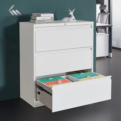 China Office Furniture 4 Drawers Foldable Side File Cabinet Commercial Wide Steel File Cabinet Steel Cabinet for sale