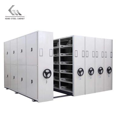 China Mobile Storage System (Other) Adjustable High Density Steel Bulk Filing Cabinet Movable Bulk Filers For Archives for sale