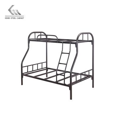 China Storage Factory Directly Iron Bed Metal Frame Metal Double Bunk Bed Used For Dorm / School / Prison for sale