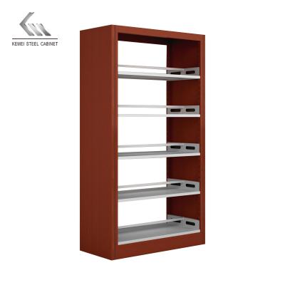 China Modern Modern Library Furniture School Style Steel Bookshelf for sale