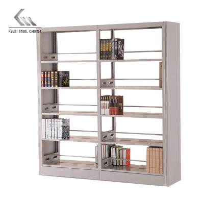 China Modern Commercial Furniture General Use Steel Shelf For College Library Furniture for sale