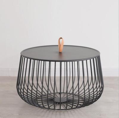 China Modern Tea Pumpkin Metal Easy Carry Coffee Table Nordic Small Table Living Room for sale