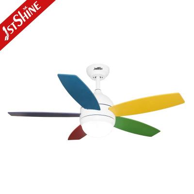 China With 1stshine Light Popular MDF Blade Non Noise Remote Control Ceiling Fan With Light for sale