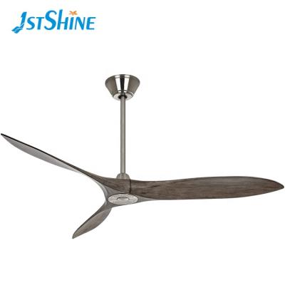 China Factory 1stshine/OEM Light Direct DC Motor Remote Control Solid Wood Ceiling Fan Without for sale