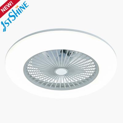 China Modern Smart Remote Control 1stshine AC Motor Led Ceiling Fan Box Fan Led Ceiling Fan Light for sale