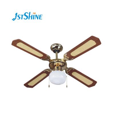 China With 1stshine light hot sale home use pull chain led ceiling fan with light for sale