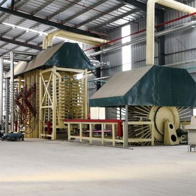 China Building Material Shops Shandong China Full Automatic Extrusion Particle Board Lamination Chip Board Production Line Good Quality for sale