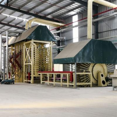 China Building Material Stores High Stability Chip Board Complete Full-Automatic Particle Board Production Line For Cis Countries for sale