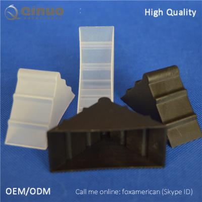 China 50mm/60mm/70mm black/transparent plastic corner protectors for sale