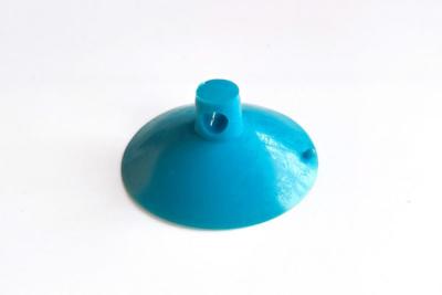 China custom blue color 40 mm with hole for household glass plastic suction cup for sale