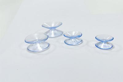 China 30mm Plastic Double Sided Suction Cups Vacuum Clear for sale