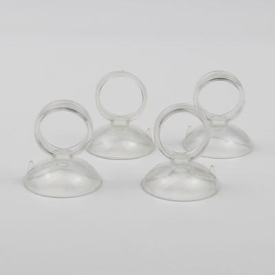 China 30mm Transparent Fixed Thermometer Aquarium Suction Cup 18mm Diameter Pull Ring for sale