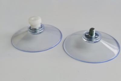 China M5 Screw Glass Panel Suction Cups , 6mm Length 52mm Suction Cups for sale