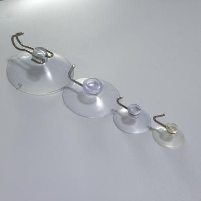 China SHQN OEM/ODM mushroom head suction cups with staineless steel hook for sale