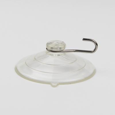 China SHQN 60mm diameter thread suction cups with stainless steel hook for sale