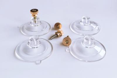 China SHQN directly supplier for amazon store 45mm Diameter 12mm length M4 Brass Screw Suction cups for sale