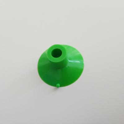 China Factory Supplier Customized Green Color 30mm diameter vertical hole suction cups for sale