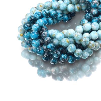 China Almost Similar As Real Stock Treasures For Sale Beads 6mm Picture Glass Beads For Jewelry Making for sale