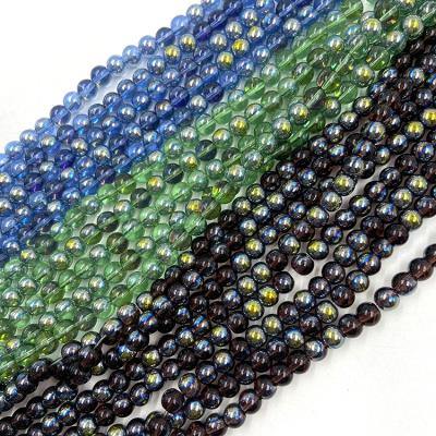 China Almost Similar As Real Treasures Buy All Stock 8mm Bead Round Assorted Colored Glass Crystal Beads For Jewelry Making Strands for sale