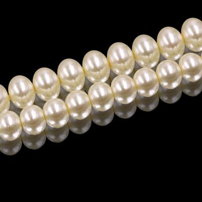 China For Necklace 9x12mm Abacus Flat Round Rondelle Round Bead Glass Beads For Jewelry Making for sale