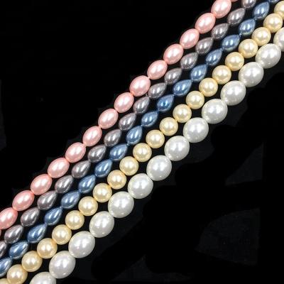 China Imitation Pearl Highlight Glass Pearl Beads For Jewelry Making for sale