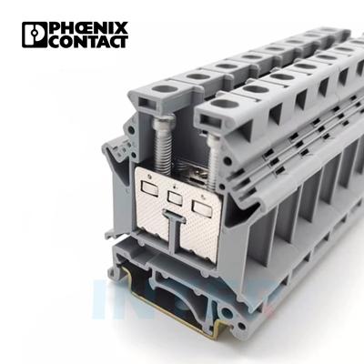 China 3006043 UK 16 N Phoenix Touch Terminal Block Din Rail Screw Terminal Block UK 16 N for sale