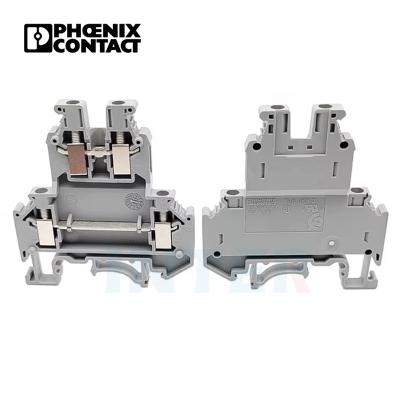 China 2770011 UKK 3 Terminal Block 1st & 2nd Wire Dual Level Connectors Screw Terminal Blocks UKK 3 for sale