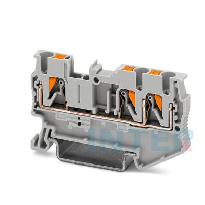 China 3209549 PT 2.5-TWIN Phoenix Contact Spring Terminal Terminal Block Connector In Stock PT 2 for sale